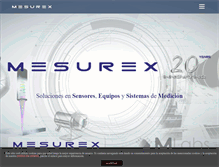 Tablet Screenshot of mesurex.com
